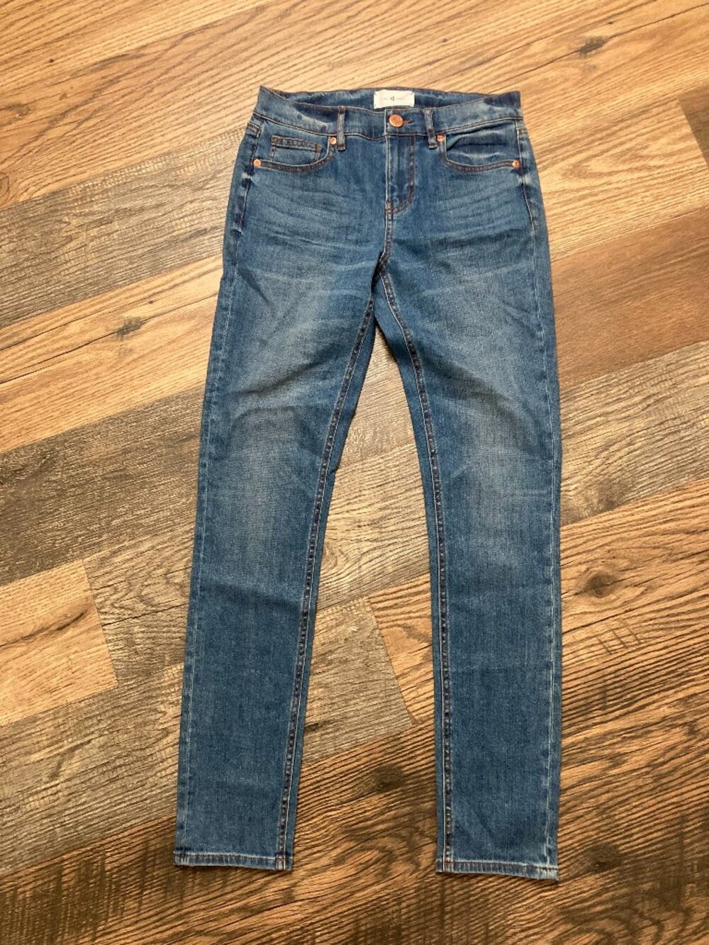NWT Lou & Grey Size 26/2 Skinny Blue Jeans L28